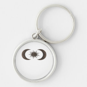 Whimsigoth Sun And Moons Keychain