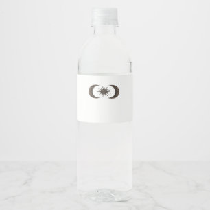 Whimsigoth Sun And Moons Water Bottle Label