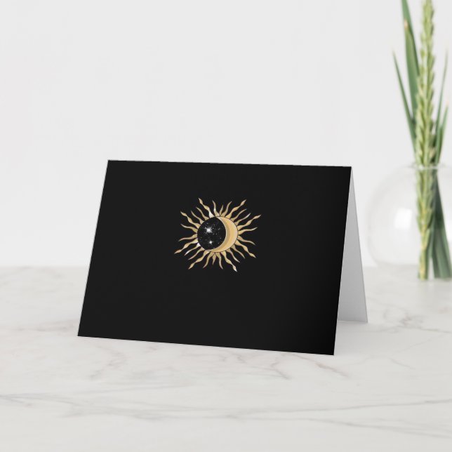 Whimsigoth Sun Moon Space Classic Card (Front)