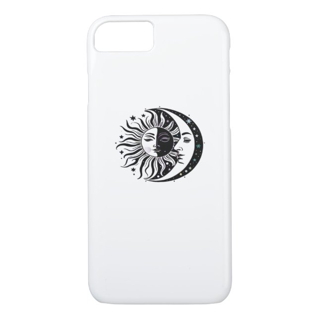 Whimsigoth Watercolour Sun Moon Witchy Classic Case-Mate iPhone Case (Back)