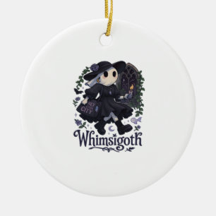 Whimsigoth With City Classic – Urban Magic Meets F Ceramic Ornament