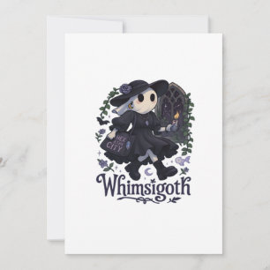 Whimsigoth With City Classic – Urban Magic Meets F Holiday Card
