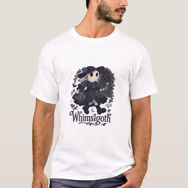 Whimsigoth With City Classic – Urban Magic Meets F T-Shirt (Front)