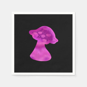 Whimsigoth Zen Pattern Mushroom Napkin