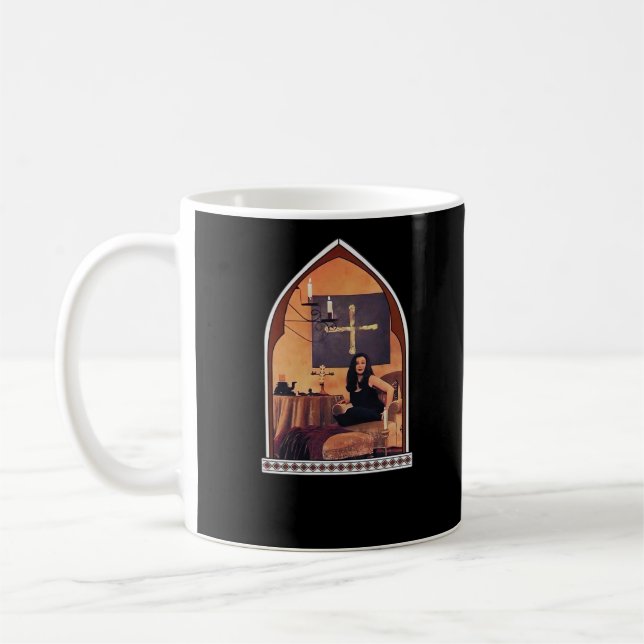 Whimsigothic Cathedral Window Classic Coffee Mug (Left)