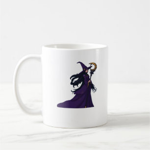 Whimsigothic Moon Witch Coffee Mug