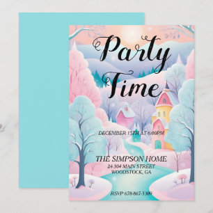 Whimsland Winter Wonderland Noël Invitation