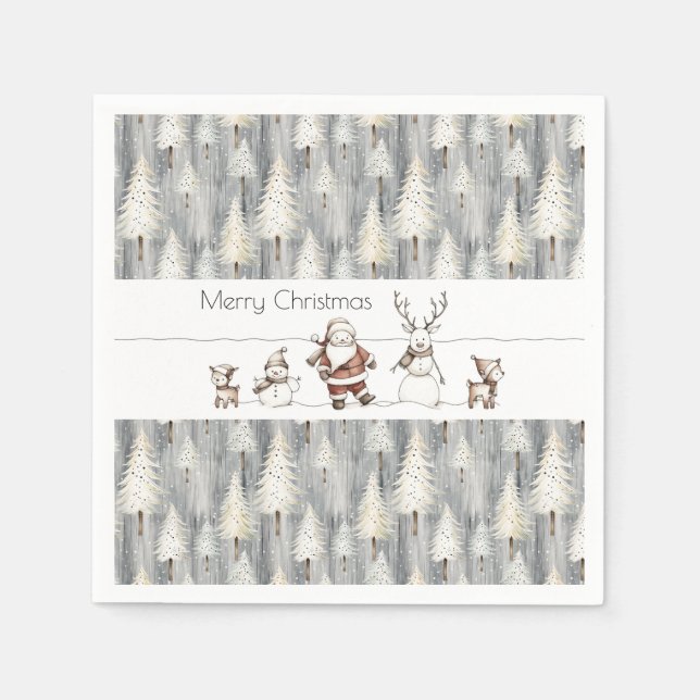 Whimsy Beneath the Pines Napkin (Front)