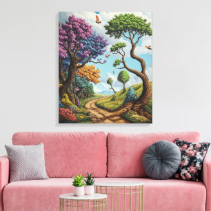  Whimsy-Enchanted-Forest Canvas Print