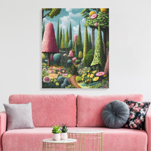  Whimsy-Enchanted-Forest Canvas Print