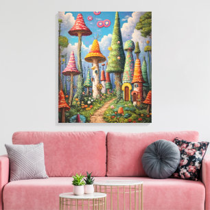  Whimsy-Enchanted-Forest Canvas Print