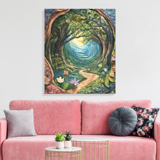 Whimsy-Enchanted-Forest Canvas Print