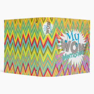 Whimsy Fun Design. 3 Ring Binder