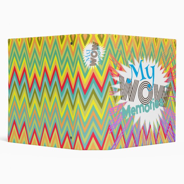 Whimsy Fun Design. 3 Ring Binder (Background)