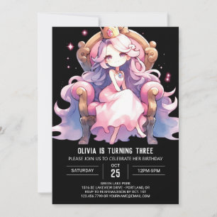 Whimsy Fun Princess Birthday Invitation