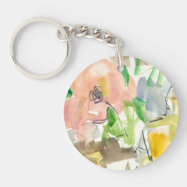 Whimsy in The Garden II Keychain (Front)