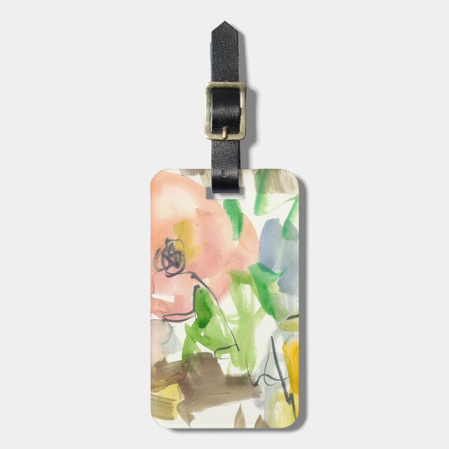 Whimsy in The Garden II Luggage Tag (Front Vertical)
