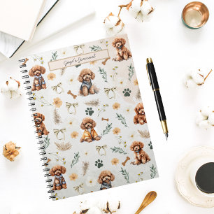 Whimsy Poodle Pizzazz Notebook