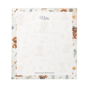 Whimsy Poodle Pizzazz Notepad