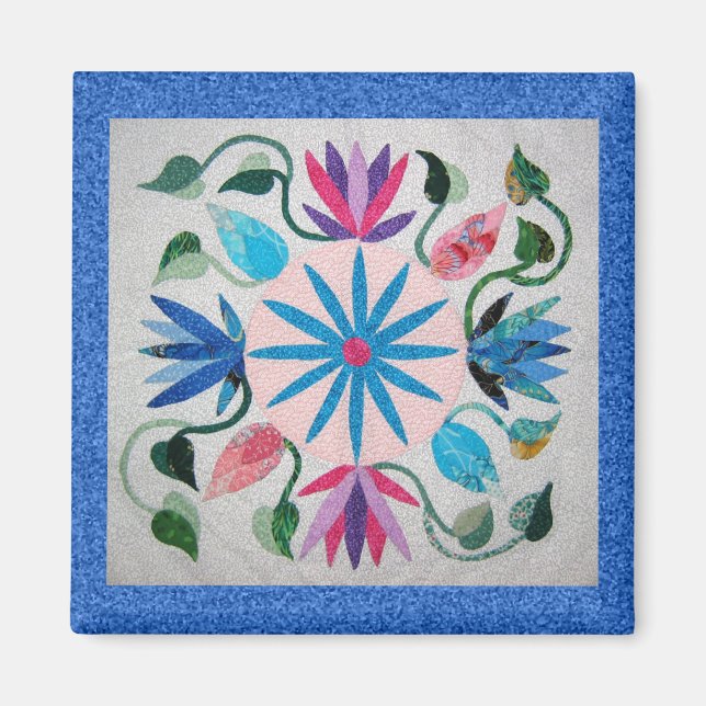 Whimsy Quilt Magnet (Front)