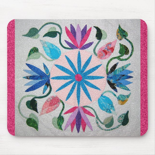 Whimsy Quilt Mouse Pad (Front)