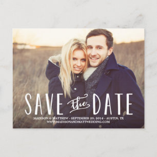 Whimsy Save the Date Postcard