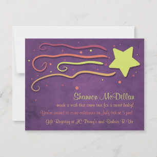 Whimsy Tir Star Baby shower Invitation
