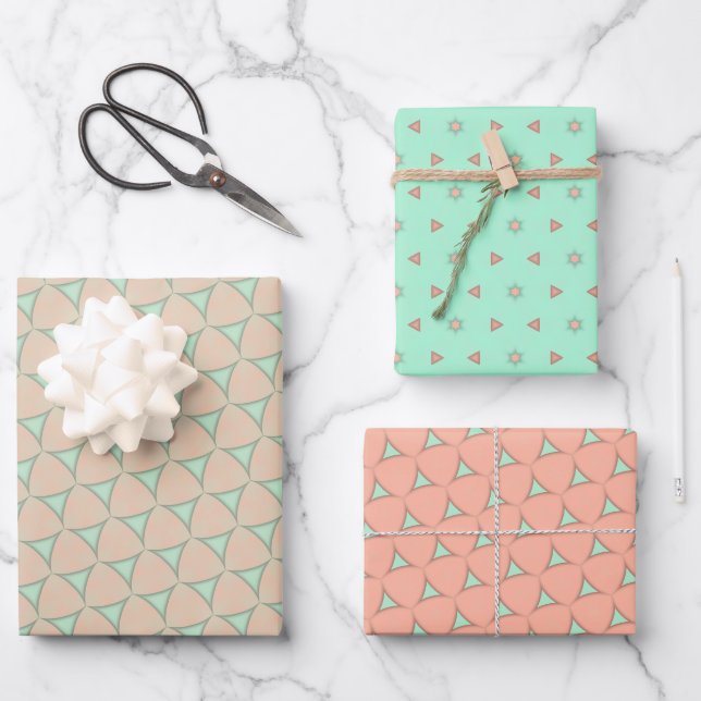 Whimsy Unveiled Wrapping Paper Flat Sheet Set (Front)