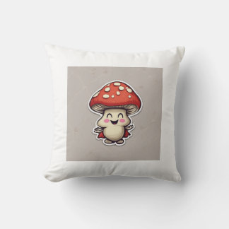 Whimsy Woods Mushroom Friend Throw Pillow