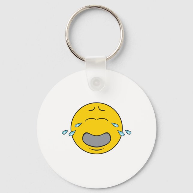 Whining Crying Face Keychain (Front)