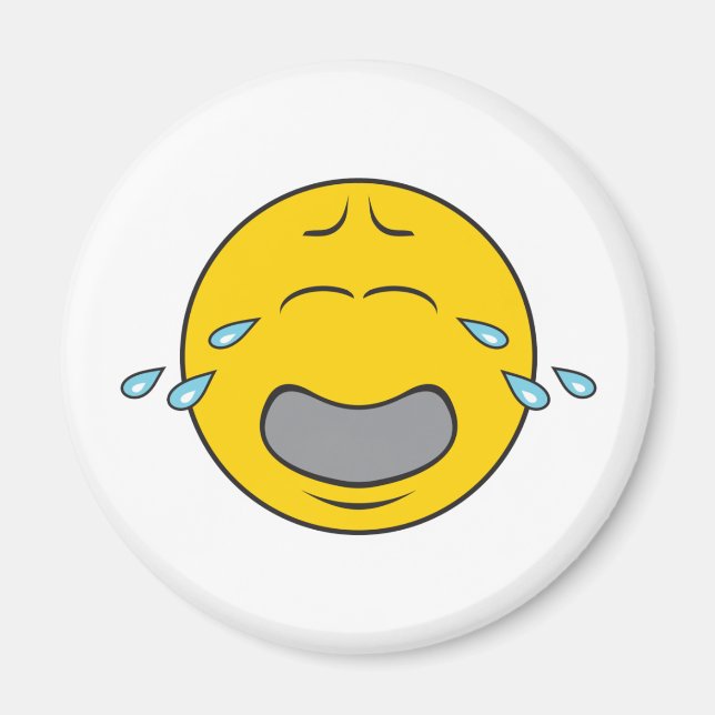 Whining Crying Face Magnet (Front)