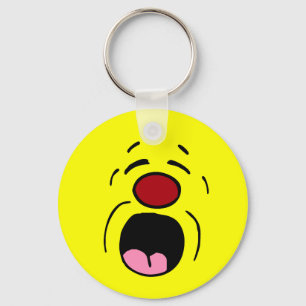 Whining Face Grumpey Keychain