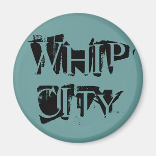 WHIP CITY MAGNET BLUE