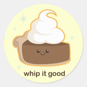 Whip It! Classic Round Sticker