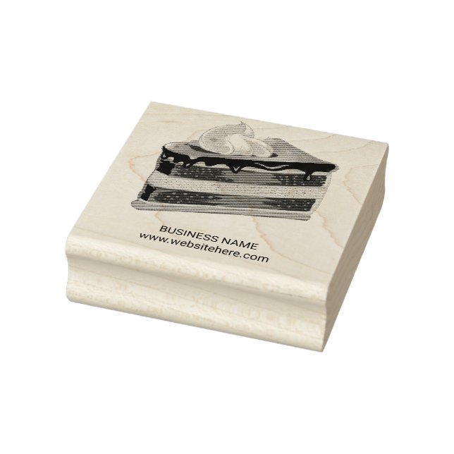 Whipped Cream Bakery Cheesecake Rubber Stamp (Stamp)
