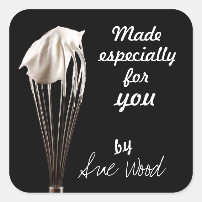 Whipped Up for YOU ! Étiquettes de cuisine customi (Devant)