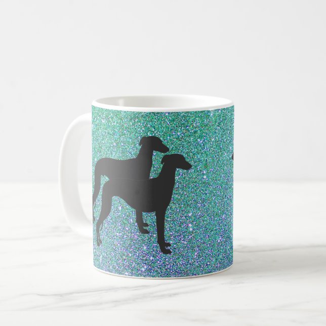 Whippet Coffee Mug (Front Left)