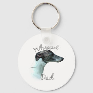 Whippet Dad 2 Keychain