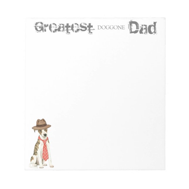 Whippet Dad Notepad (Front)
