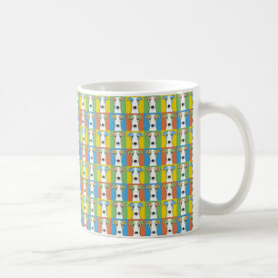 Whippet Dog Cartoon Pop-Art Coffee Mug