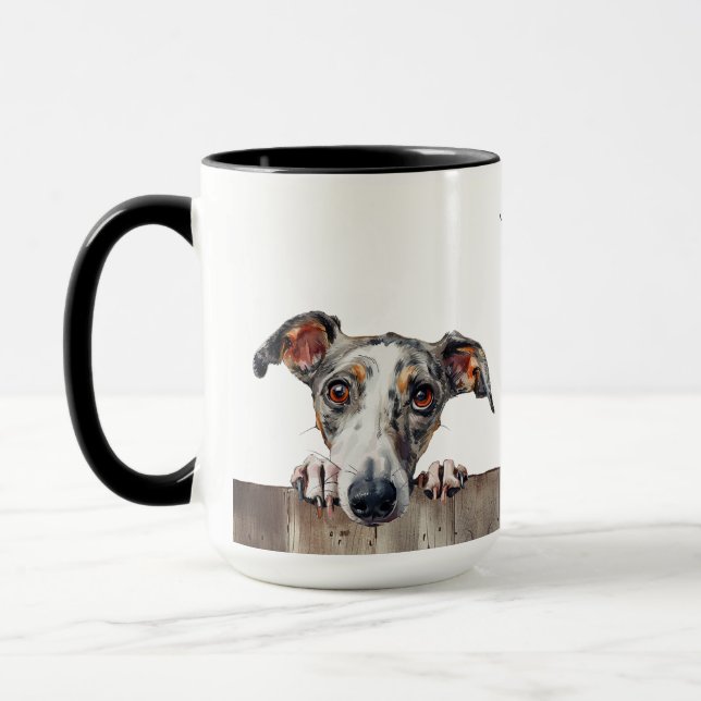 Whippet Dog Mug (Left)