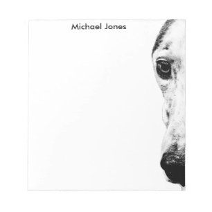 Whippet dog notepad
