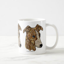 Whippet Doodle Coffee Mug