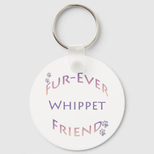 Whippet Furever Friend Keychain