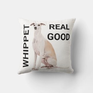 Whippet Good pillow(reversible) Throw Pillow