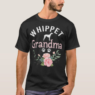 Whippet Grandma Dog Gifts Womens Cute Dog Lover Ch T-Shirt