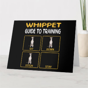 whippet guide to training dog obedience card