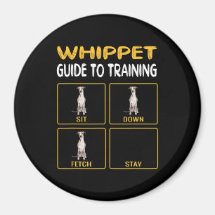 whippet guide to training dog obedience magnet