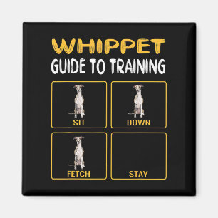 whippet guide to training dog obedience magnet