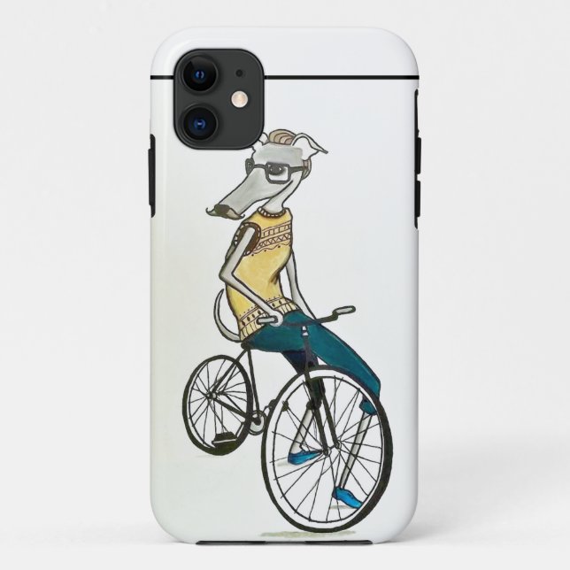 Whippet hipster (bike) Case-Mate iPhone case (Back)